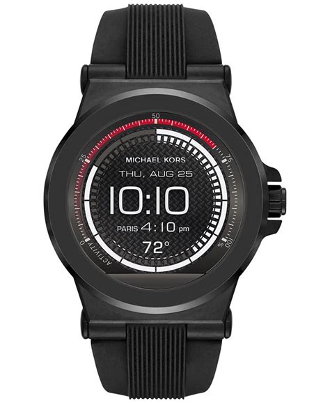 michael kors mkt5011 smartwatch|Dylan Silicone Black.